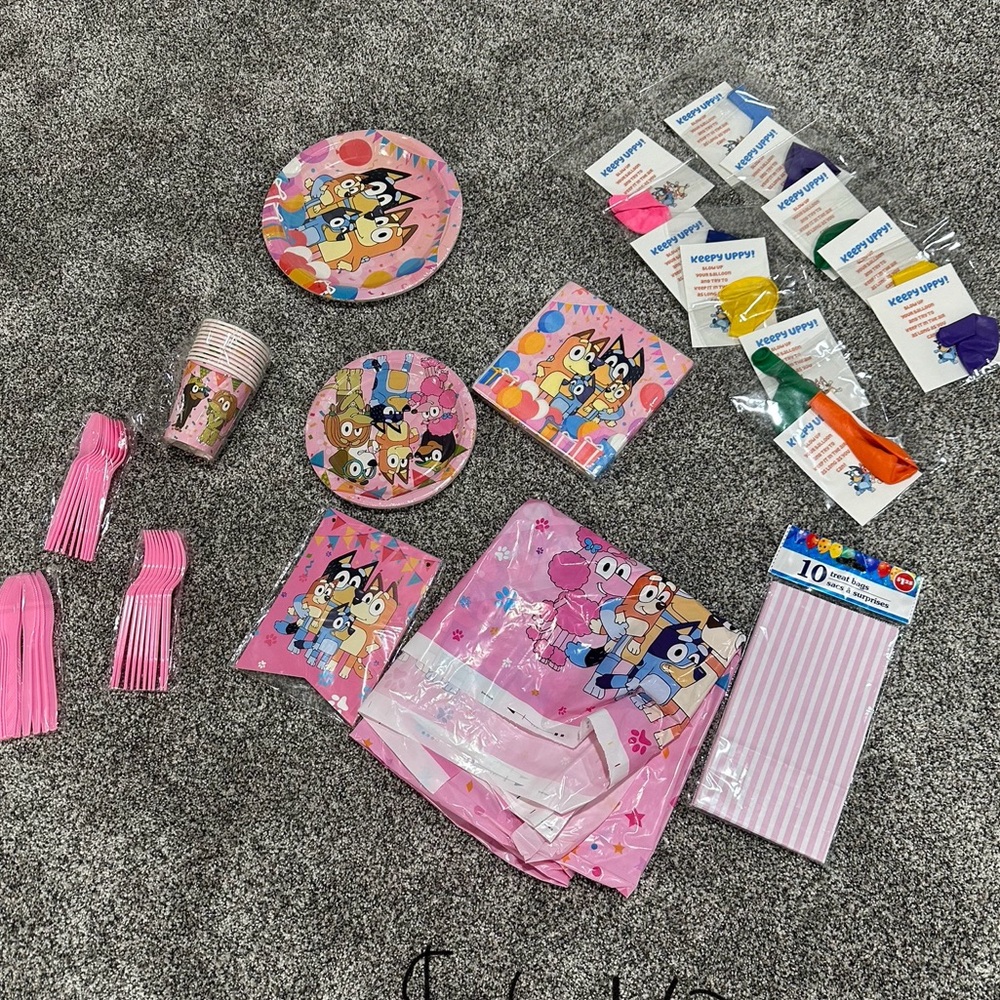 Bluey birthday party supplies